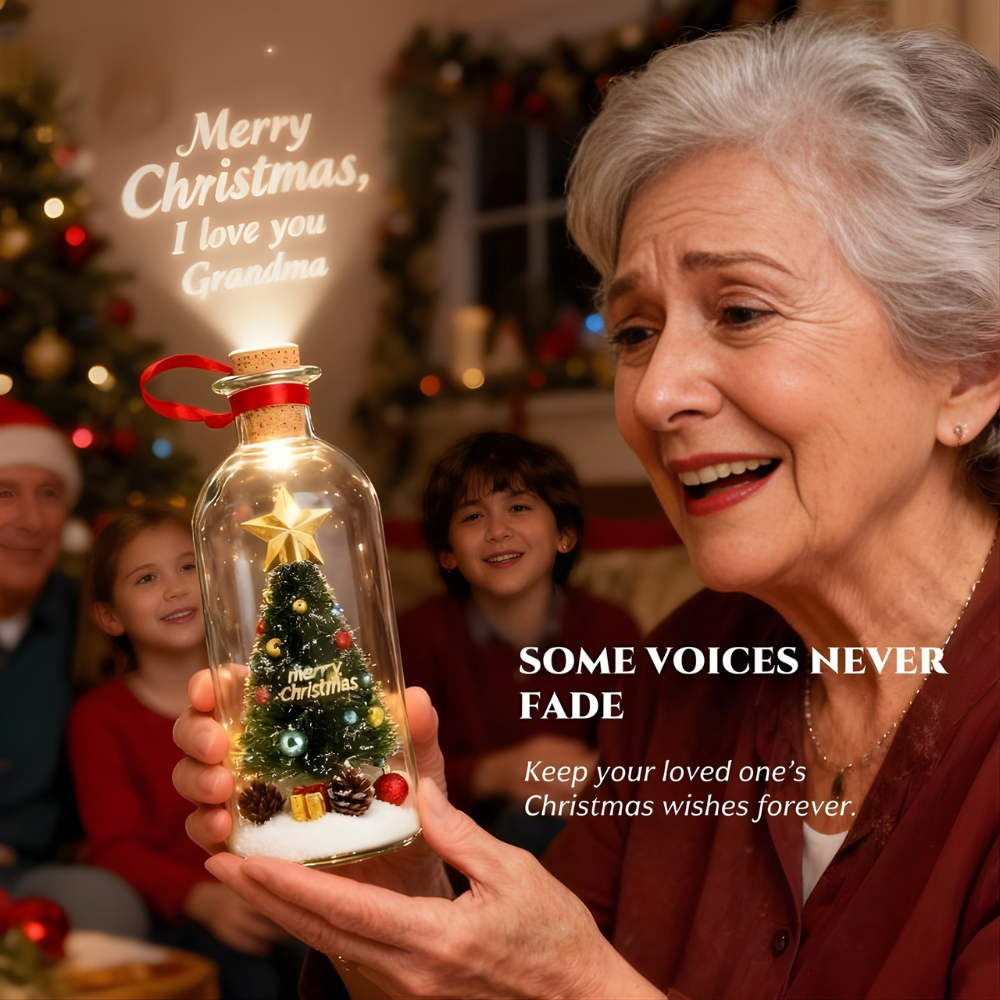 Voice in a Bottle Christmas Ornament